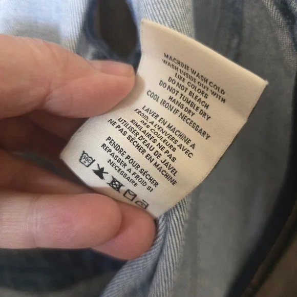 Alice & Olivia Jeans Romper Women's Size 27 Light Wash Sleeveless Zip Up Stretch - Picture 5 of 6